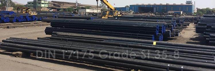 DIN 17175 Grade St 35-8 Carbon Steel Seamless Tubes